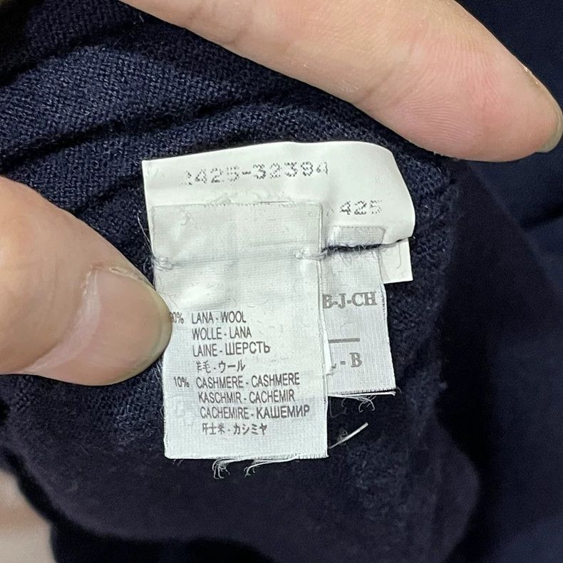 Brunello Cucinelli Brunello Cucinelli Men's Blue Knit Sweater - dmc Size US M / EU 48-50 / 2 - 5 Thumbnail