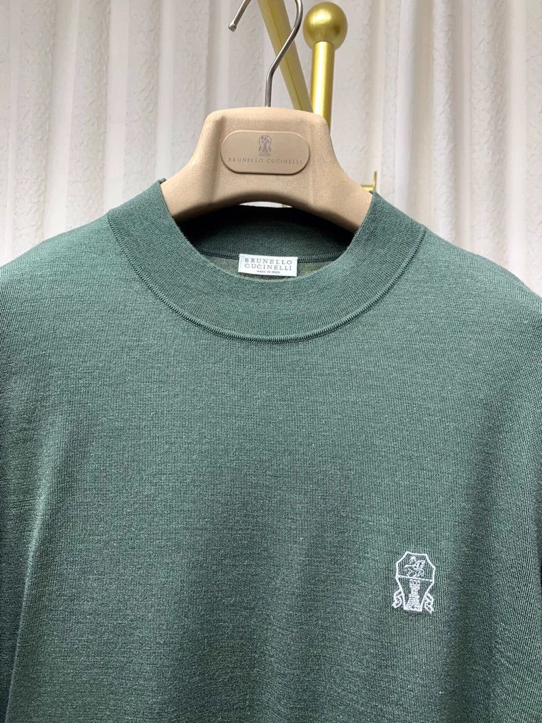 Brunello Cucinelli Brunello Cucinelli Lion Logo Wool Sweater - dmc Size US XS / EU 42 / 0 - 2 Thumbnail