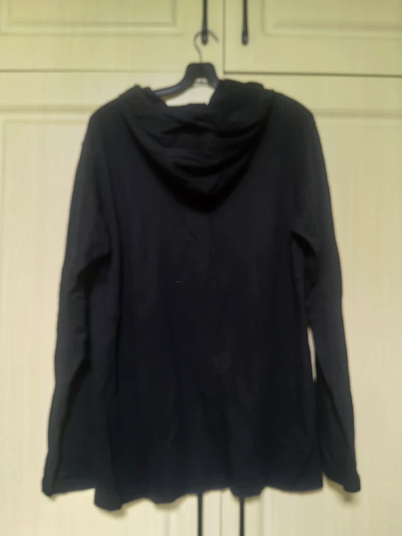 Yohji Yamamoto Yohji Yamamoto Men's Cotton Black Hoodie - dmc Size US M / EU 48-50 / 2 - 2 Thumbnail