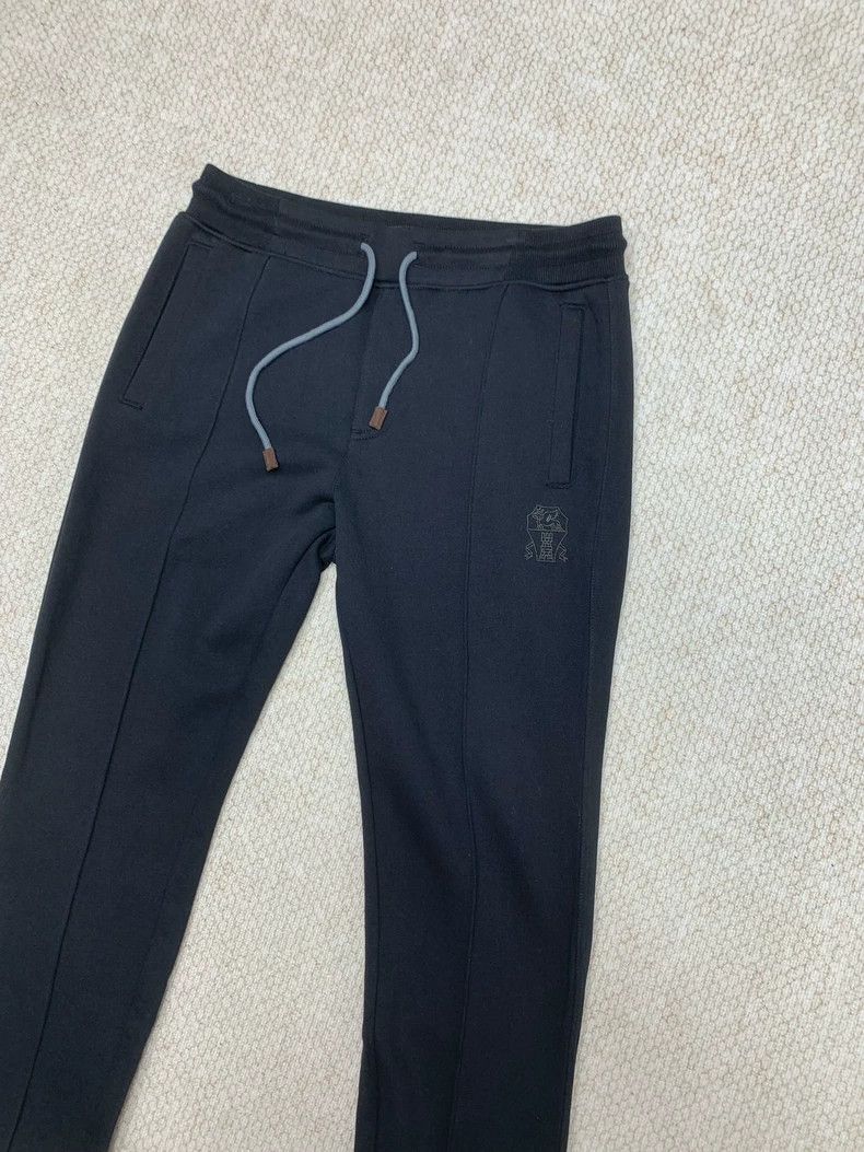 Brunello Cucinelli Brunello Cucinelli Men's Cotton Sweatpants - dmc Size US 38 / EU 54 - 8 Thumbnail