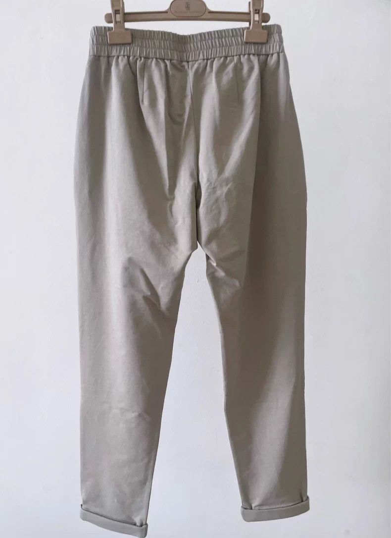 Brunello Cucinelli Brunello Cucinelli Beige Cotton Sweatpants - dmc Size US 38 / EU 54 - 2 Thumbnail