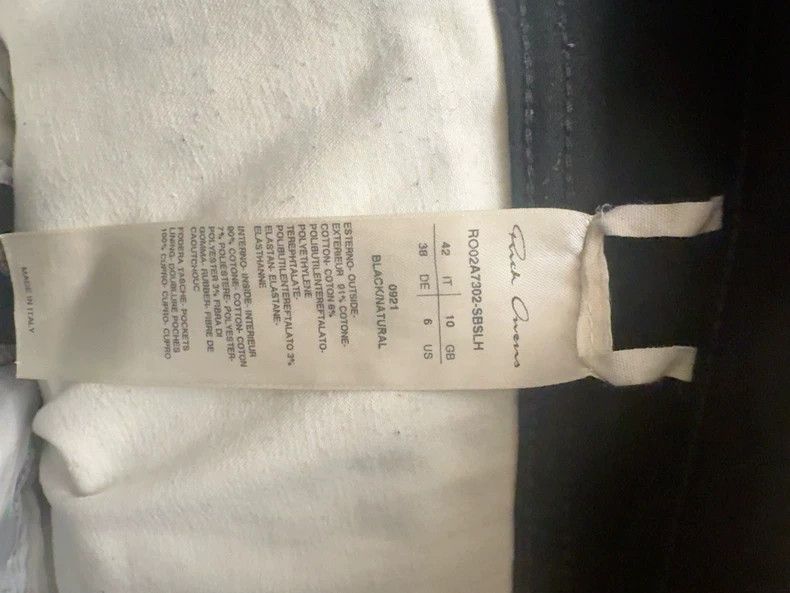 Rick Owens Rick Owens 21FW GETHSEMANE tyr - dmc Size US 31 - 4 Thumbnail