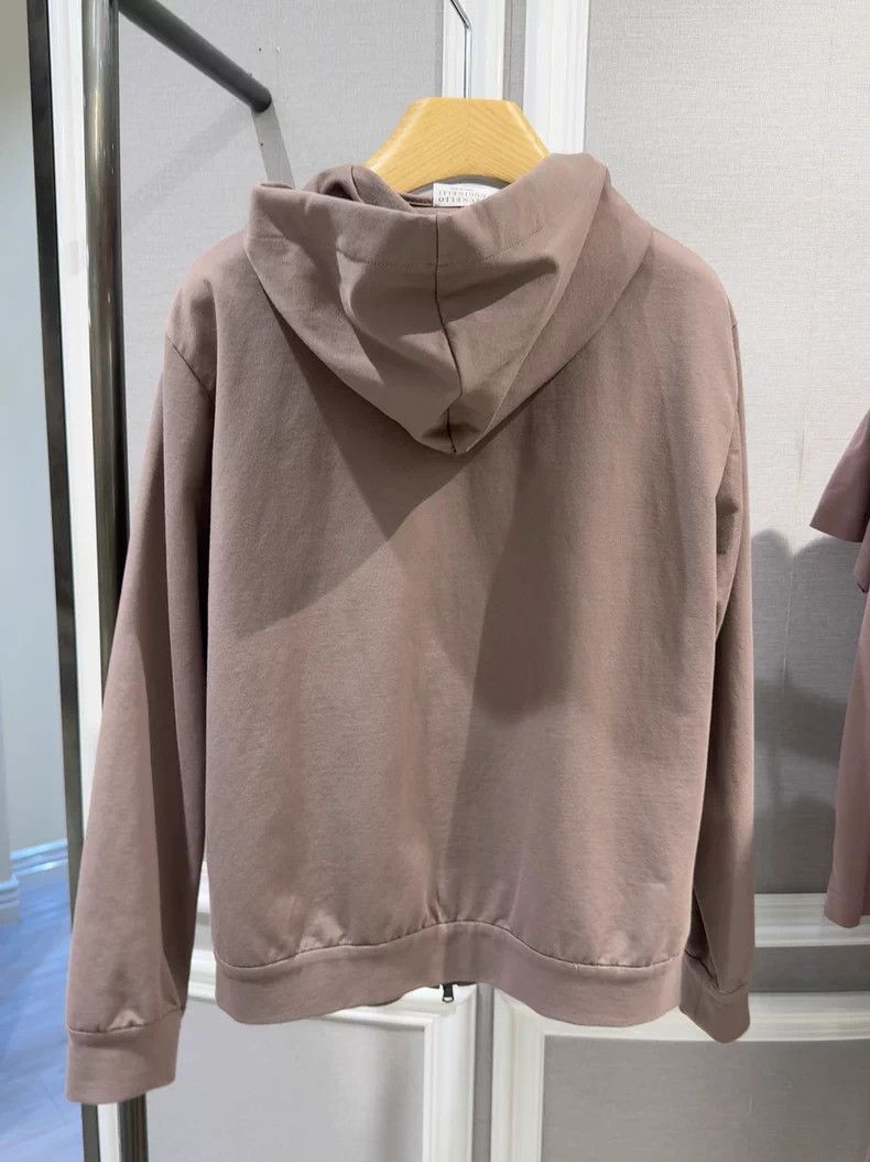 Brunello Cucinelli Brunello Cucinelli Zip Hoodie - dmc Size US M / EU 48-50 / 2 - 5 Thumbnail