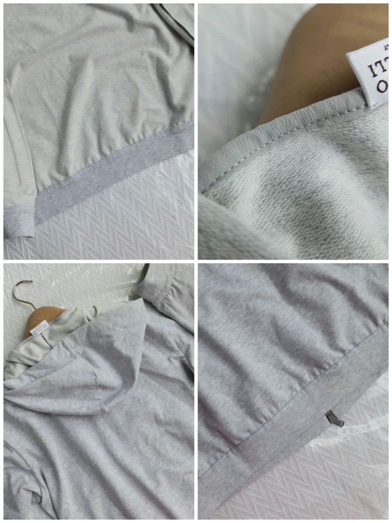 Brunello Cucinelli Brunello Cucinelli Gray Hooded Sweatshirt - dmc Size US S / EU 44-46 / 1 - 7 Thumbnail