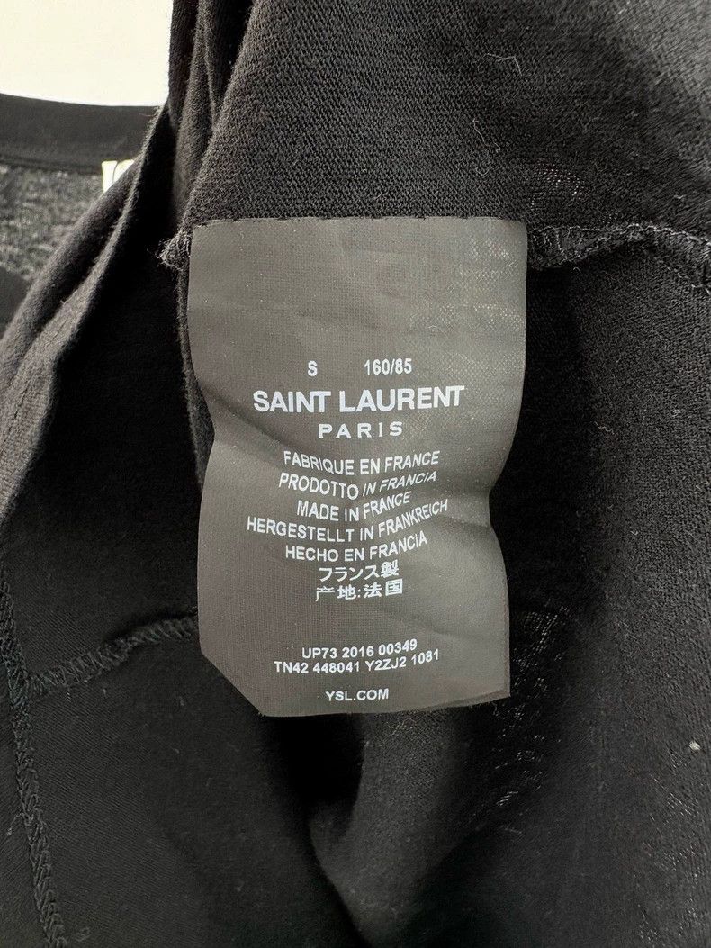 Saint Laurent Paris SAINT LAURENT SLP Heart Decor Tee - dmc Size US S / EU 44-46 / 1 - 4 Thumbnail