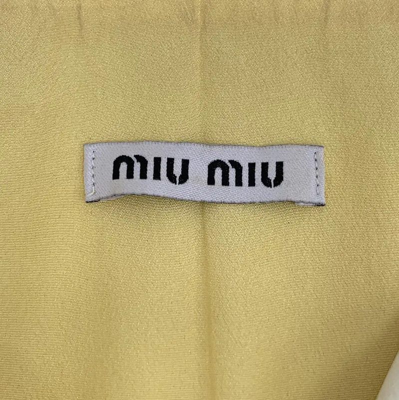 Miu Miu Miu Miu Yellow Women's Jacket 0089 Size M / US 6-8 / IT 42-44 - 5 Thumbnail