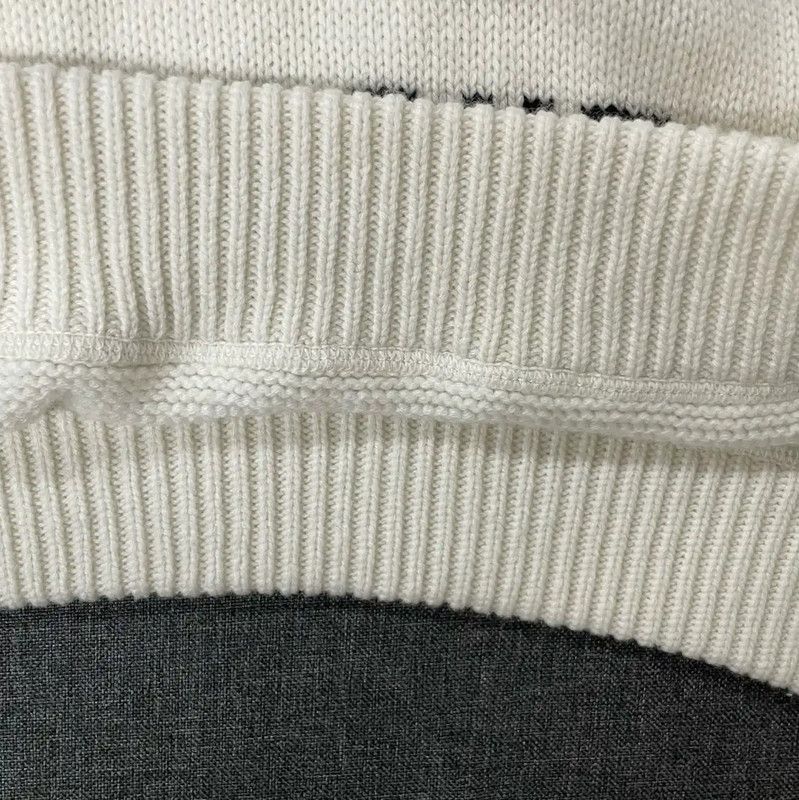 Miu Miu Miu Miu White Wool Cropped Sweater 0089 Size L / US 10 / IT 46 - 6 Thumbnail