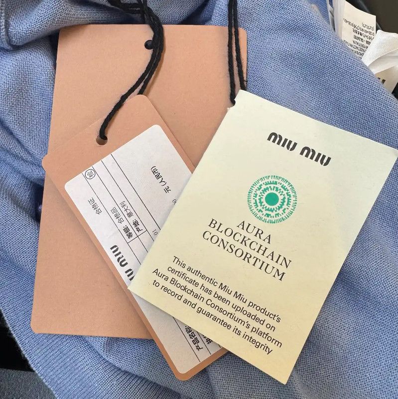Miu Miu Miu Miu Light Blue Cashmere Pullover Sweater 0089 Size M / US 6-8 / IT 42-44 - 4 Thumbnail