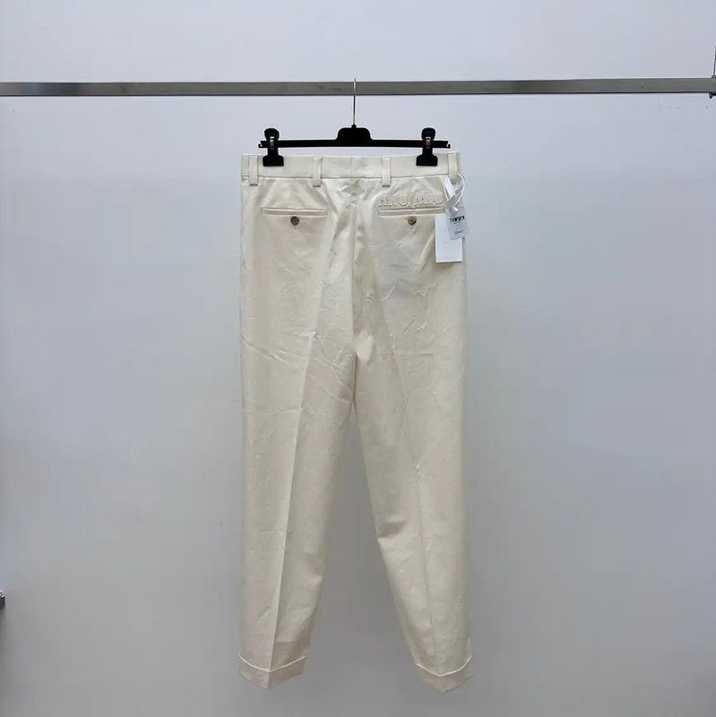 Miu Miu Miu Miu Casual Pants in Cream Color 0089 Size 23" - 2 Thumbnail