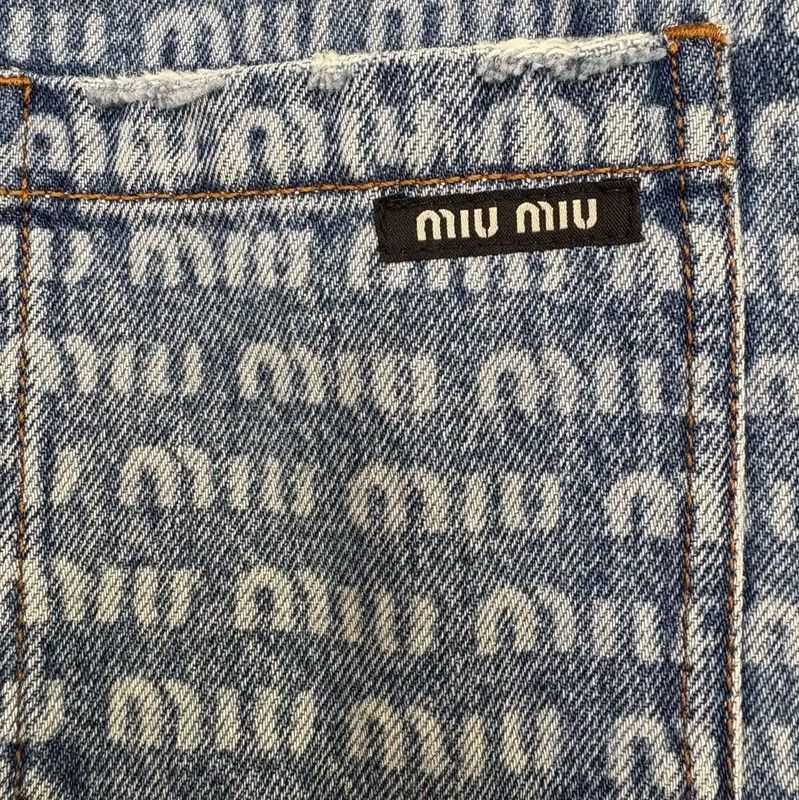 Miu Miu Miu Miu Blue Denim Sleeveless Dress 0089 Size M / US 6-8 / IT 42-44 - 6 Thumbnail