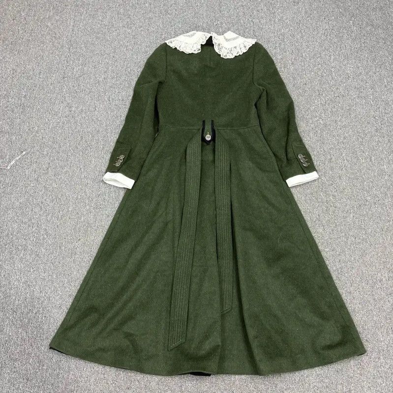 Miu Miu Miu Miu Green Polyester Women's Dress 0089 Size M / US 6-8 / IT 42-44 - 2 Thumbnail