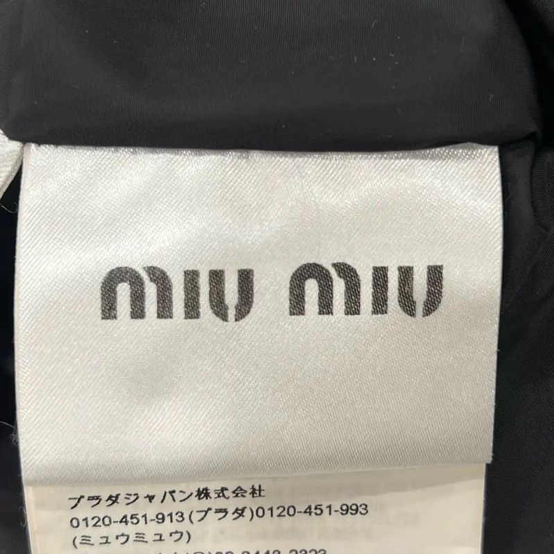 Miu Miu Miu Miu Winter Black Cotton Down Jacket 0089 Size S / US 4 / IT 40 - 6 Thumbnail