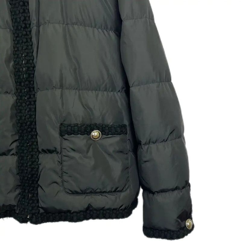 Miu Miu Miu Miu Winter Black Cotton Down Jacket 0089 Size S / US 4 / IT 40 - 4 Thumbnail