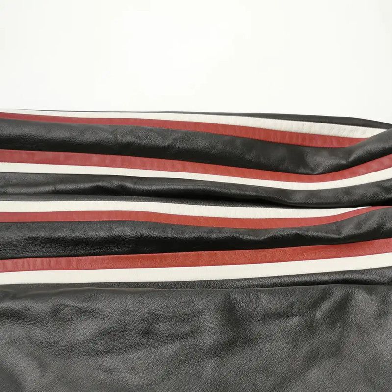 Miu Miu Miu Miu Black Lambskin Embroidered Logo Casual Pants 0089 Size 23" - 4 Thumbnail