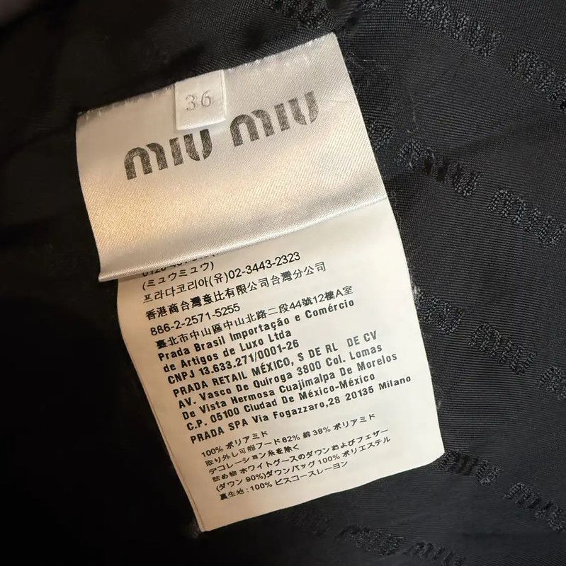 Miu Miu Miu Miu Color Block Women's Down Jacket 0089 Size M / US 6-8 / IT 42-44 - 4 Thumbnail