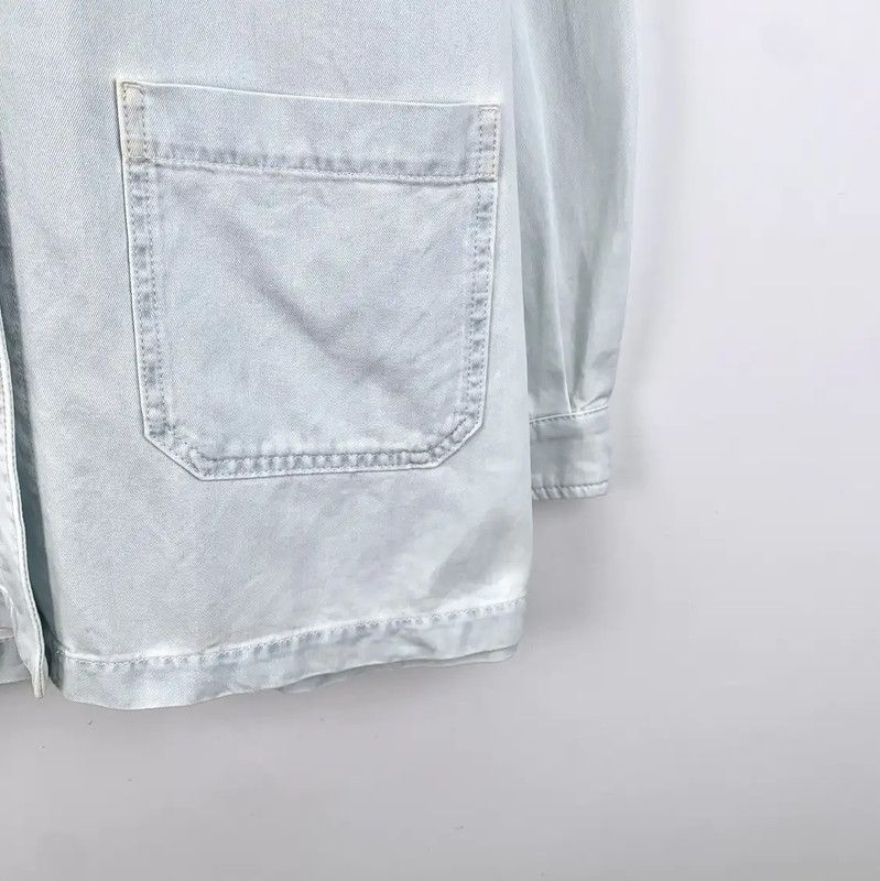 Miu Miu Miu Miu Light Blue Cotton Women's Jacket 0089 Size XS / US 0-2 / IT 36-38 - 4 Thumbnail