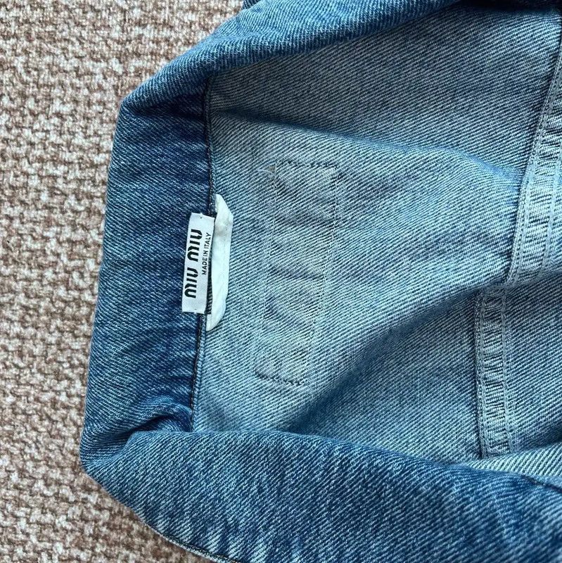 Miu Miu Miu Miu Blue Cotton Ladies Jacket 0089 Size M / US 6-8 / IT 42-44 - 4 Thumbnail