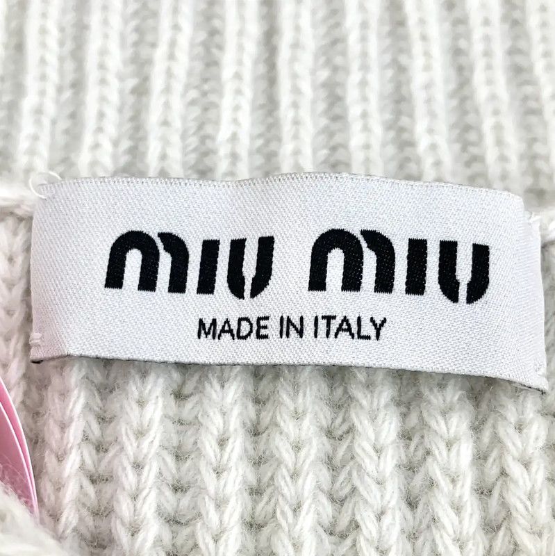 Miu Miu Miu Miu Light Brown Wool Pullover Sweater 0089 Size ONE SIZE - 6 Thumbnail