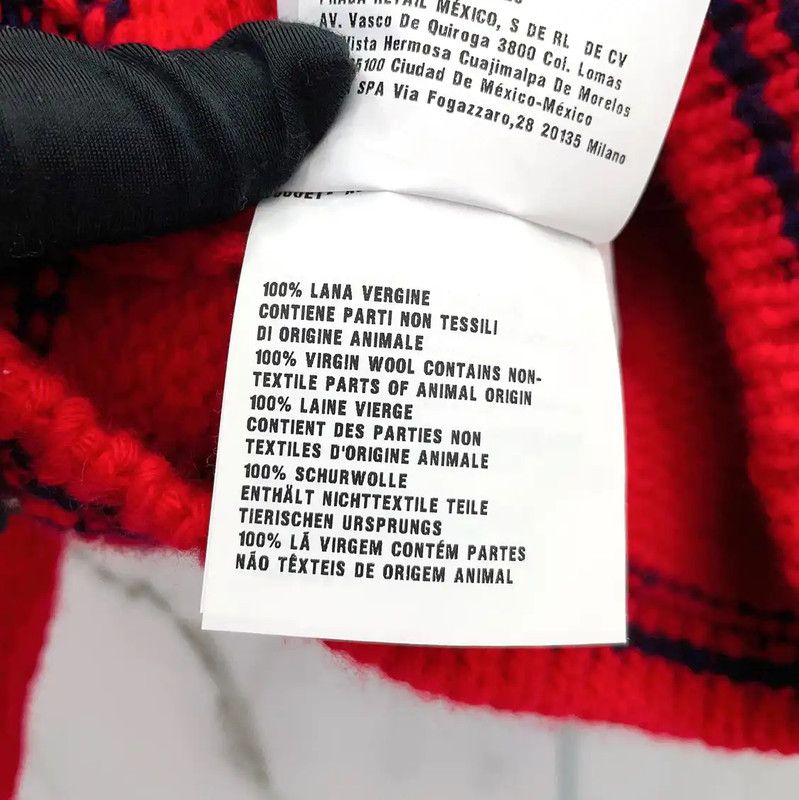Miu Miu Miu Miu Red Wool Long Sleeve Top 0089 Size XS / US 0-2 / IT 36-38 - 8 Thumbnail