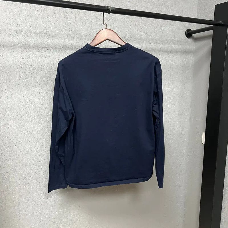 Miu Miu Miu Miu Navy Cotton Long Sleeve T-Shirt 0089 Size M / US 6-8 / IT 42-44 - 2 Thumbnail