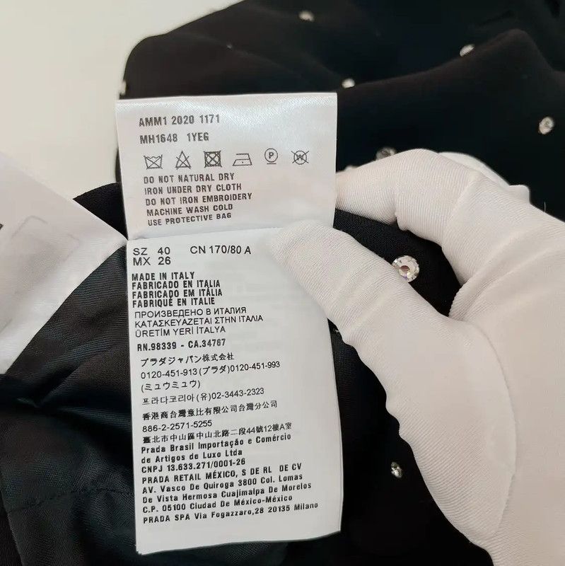 Miu Miu Miu Miu Black Spring Autumn Jacket for Women 0089 Size L / US 10 / IT 46 - 9 Thumbnail