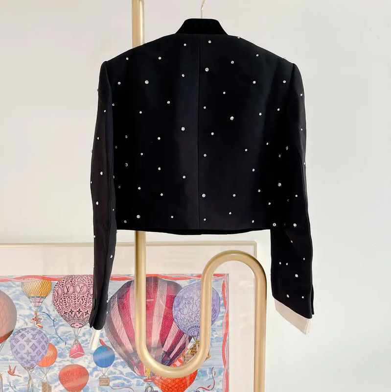 Miu Miu Miu Miu Black Spring Autumn Jacket for Women 0089 Size L / US 10 / IT 46 - 2 Thumbnail
