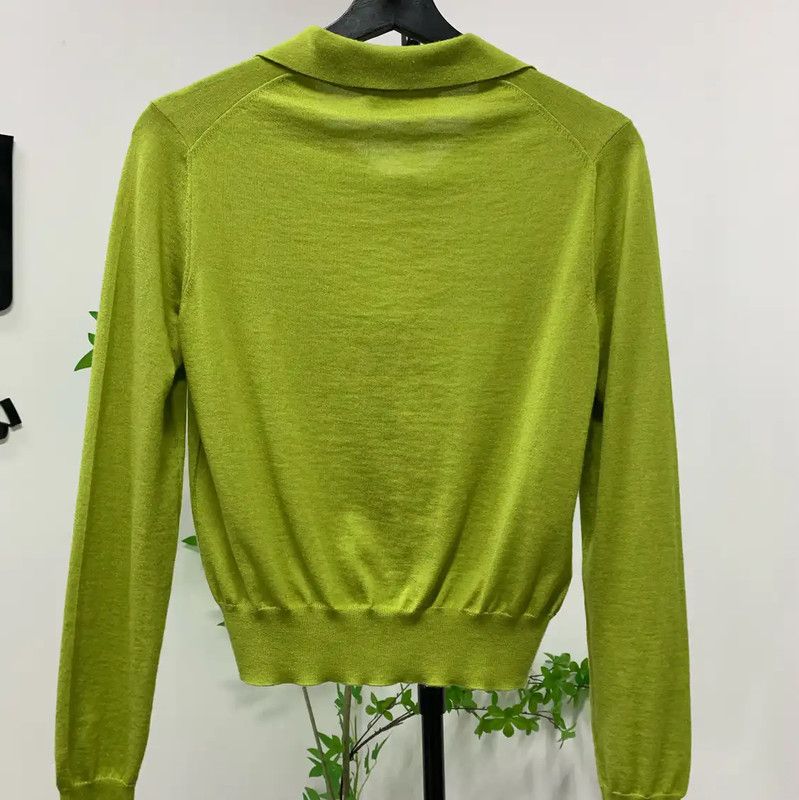 Miu Miu Miu Miu Green Women's Pullover Sweater 0089 Size S / US 4 / IT 40 - 2 Thumbnail