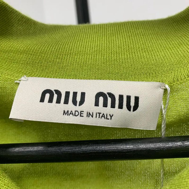 Miu Miu Miu Miu Green Women's Pullover Sweater 0089 Size S / US 4 / IT 40 - 4 Thumbnail