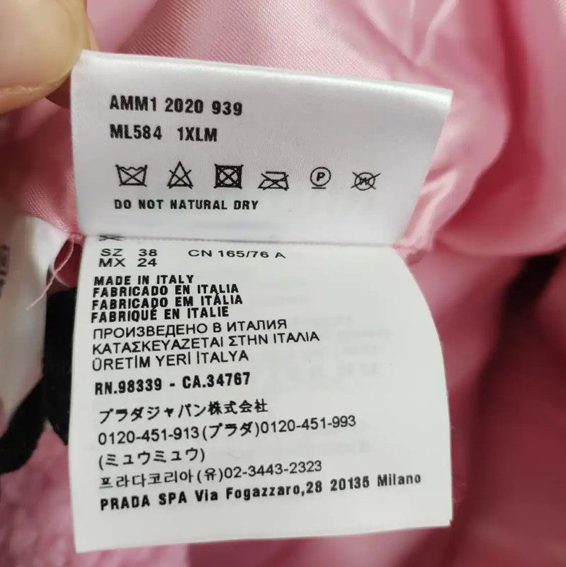 Miu Miu Miu Miu Women's Pink Fleece Zip-Up Cardigan 0089 Size M / US 6-8 / IT 42-44 - 5 Thumbnail