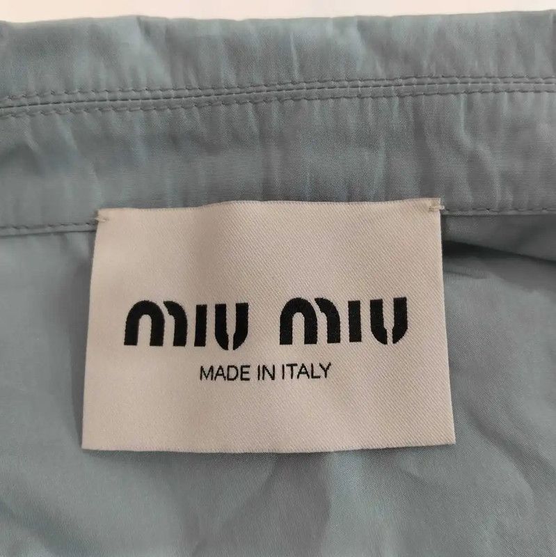 Miu Miu Miu Miu Spring Autumn Light Blue Long Coat 0089 Size M / US 6-8 / IT 42-44 - 4 Thumbnail