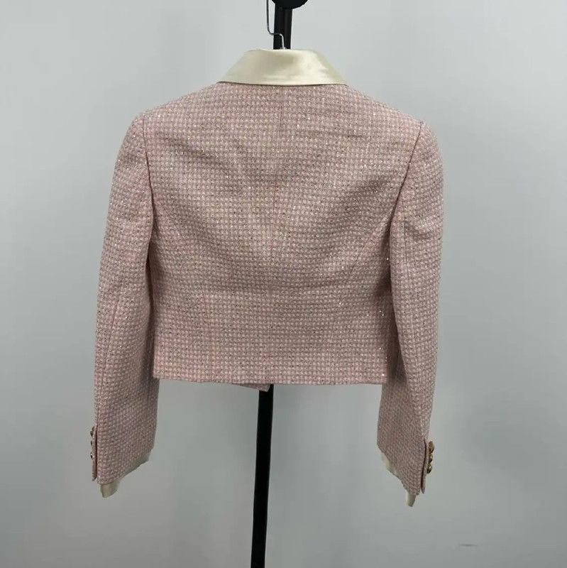 Miu Miu Miu Miu Pink Cotton Cardigan for Women 0089 Size M / US 6-8 / IT 42-44 - 2 Thumbnail
