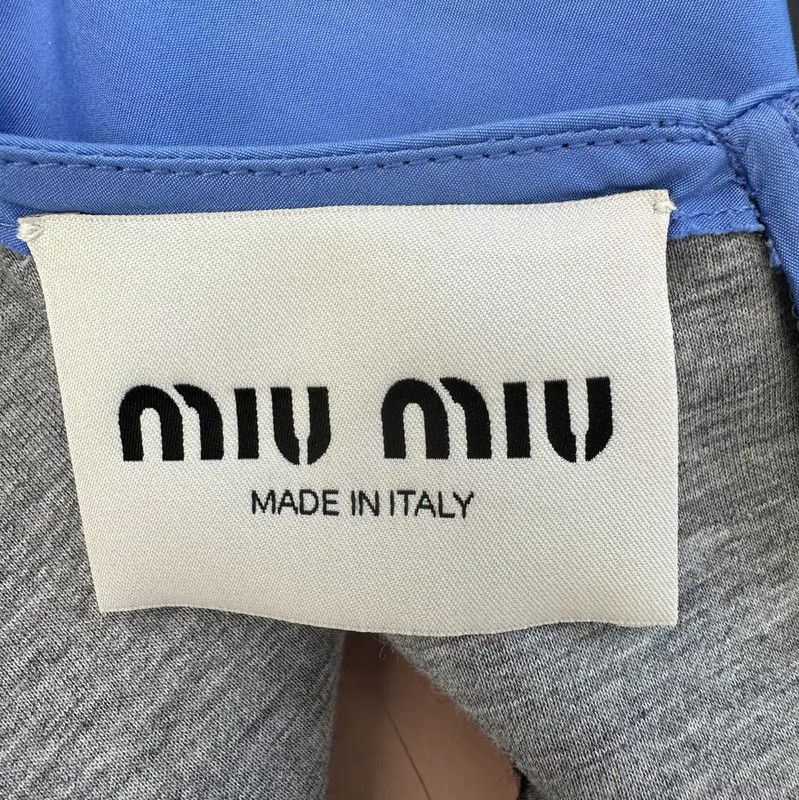 Miu Miu Miu Miu Light Blue Women's Dress 0089 Size M / US 6-8 / IT 42-44 - 4 Thumbnail