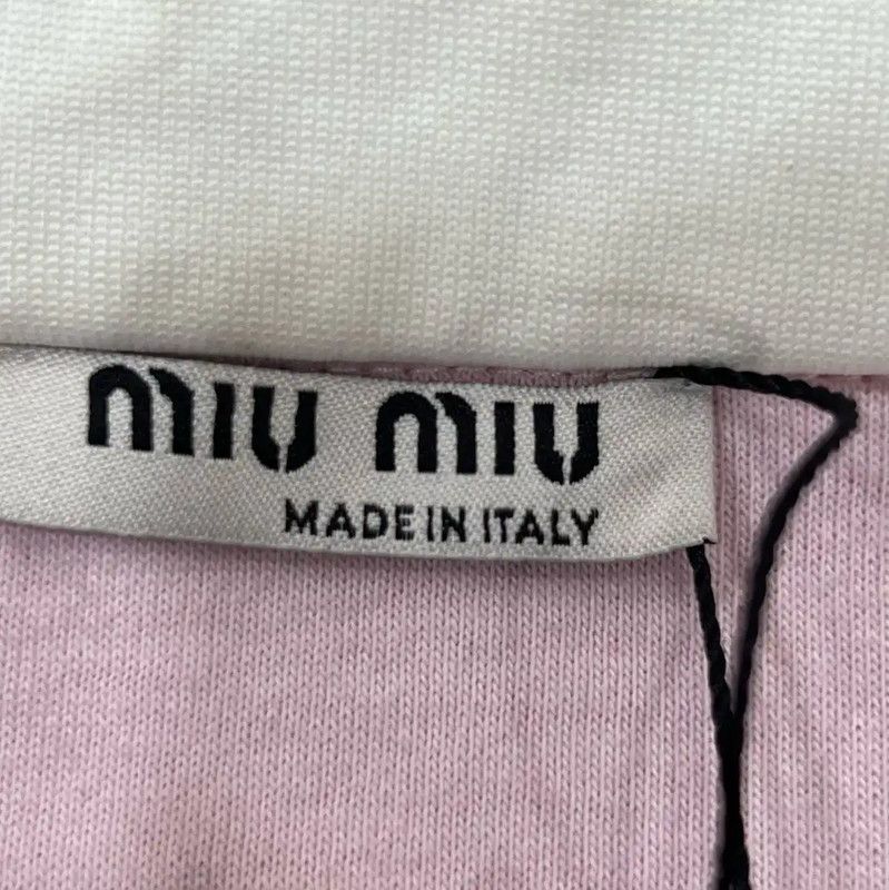 Miu Miu Miu Miu Pink Cotton Jacket for Women 0089 Size S / US 4 / IT 40 - 5 Thumbnail