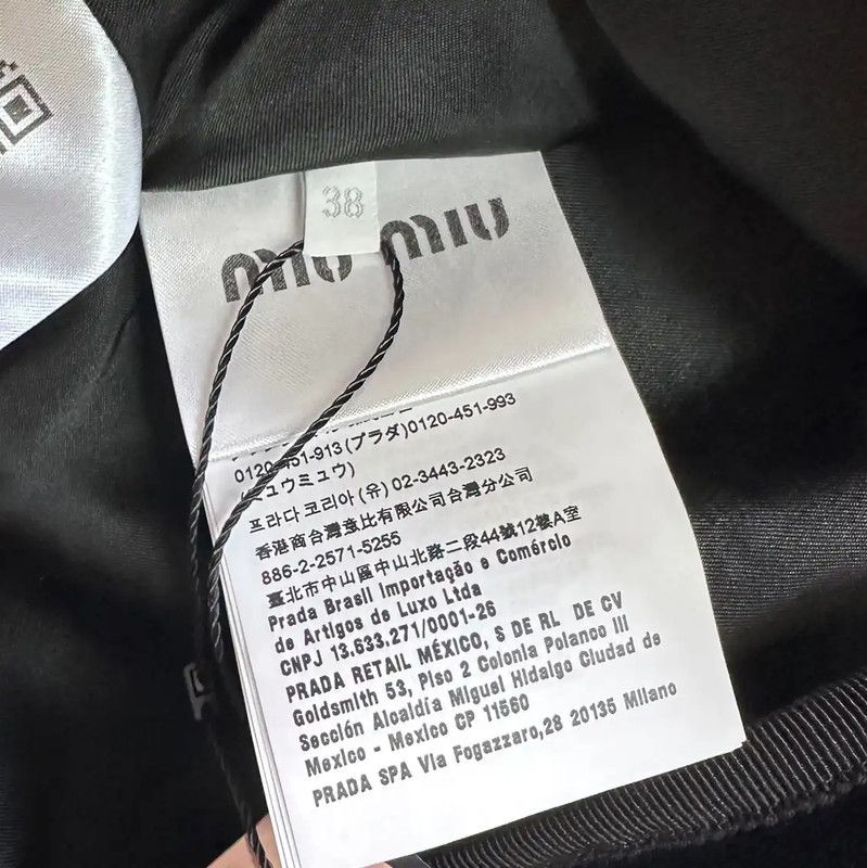 Miu Miu Miu Miu Black Velvet Women's Coat 0089 Size XS / US 0-2 / IT 36-38 - 5 Thumbnail