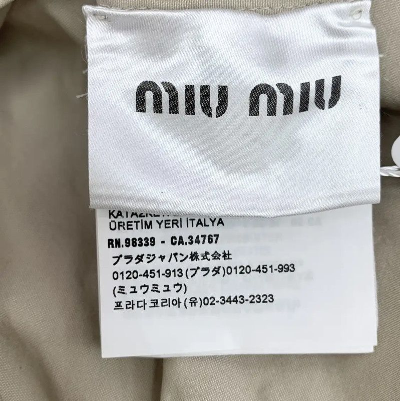Miu Miu Miu Miu Brown Cotton Women's Dress 0089 Size XS / US 0-2 / IT 36-38 - 7 Thumbnail
