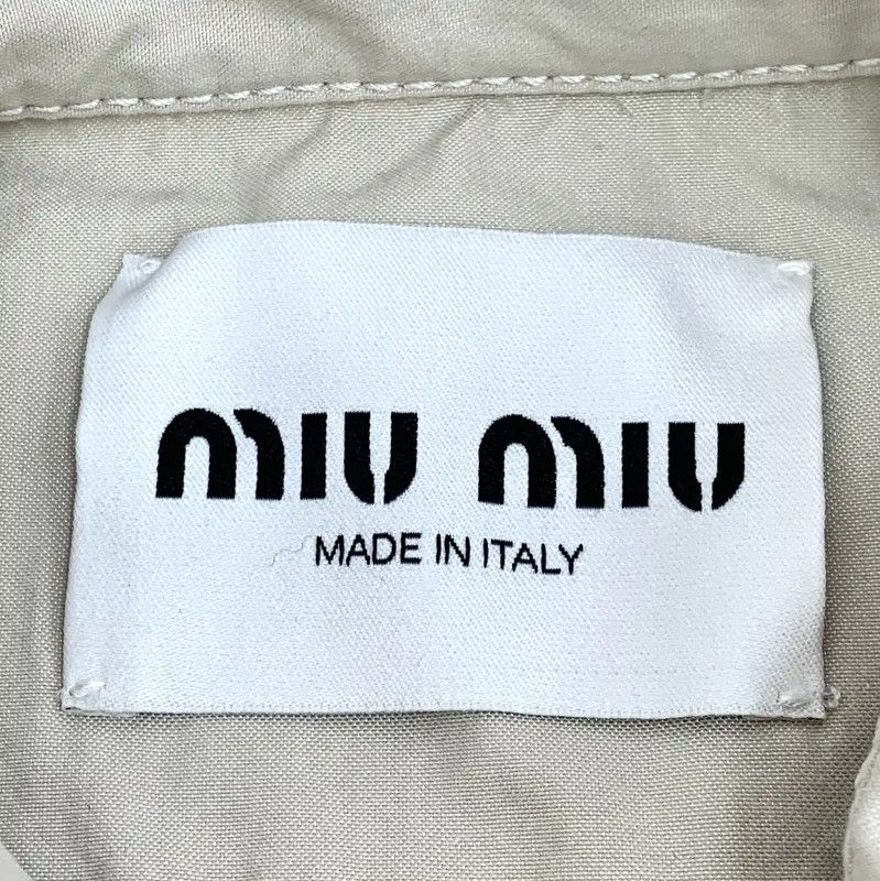 Miu Miu Miu Miu Brown Cotton Women's Dress 0089 Size XS / US 0-2 / IT 36-38 - 6 Thumbnail