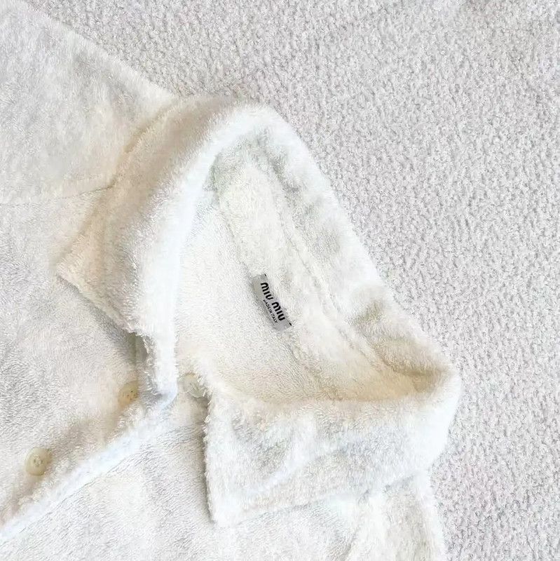Miu Miu Miu Miu White Cotton Women's Sweater Set 0089 Size XS / US 0-2 / IT 36-38 - 4 Thumbnail