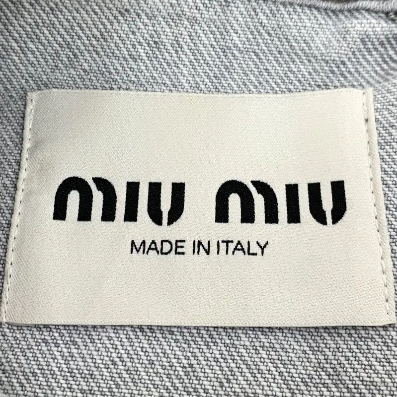 Miu Miu Miu Miu Gray Cotton Women's Dress Size S 0089 Size S / US 4 / IT 40 - 6 Thumbnail