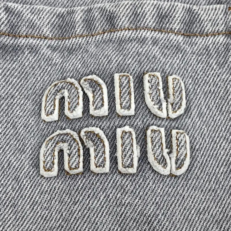 Miu Miu Miu Miu Gray Cotton Women's Dress Size S 0089 Size S / US 4 / IT 40 - 5 Thumbnail