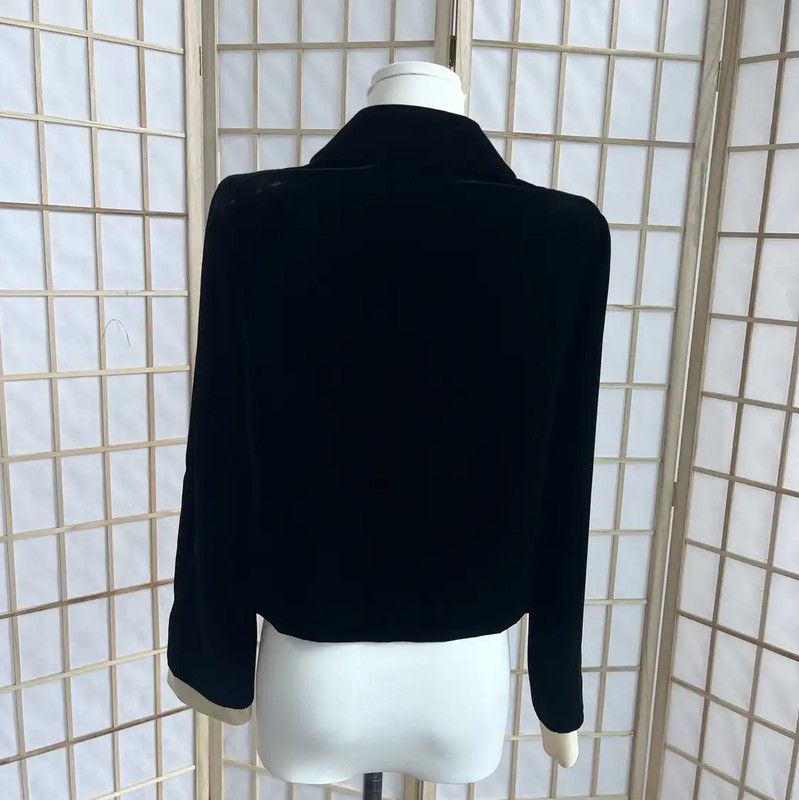 Miu Miu Miu Miu Black Wool Women's Jacket 0089 Size XS / US 0-2 / IT 36-38 - 2 Thumbnail
