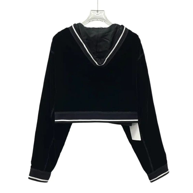 Miu Miu Miu Miu Black Velour Women's Jacket 0089 Size M / US 6-8 / IT 42-44 - 2 Thumbnail