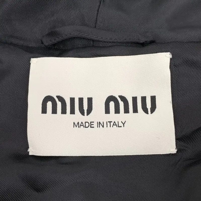 Miu Miu Miu Miu Black Velour Women's Jacket 0089 Size M / US 6-8 / IT 42-44 - 6 Thumbnail