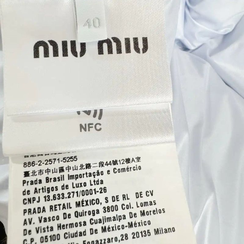 Miu Miu Miu Miu Light Blue Women's Puffer Vest 0089 Size XL / US 12-14 / IT 48-50 - 6 Thumbnail