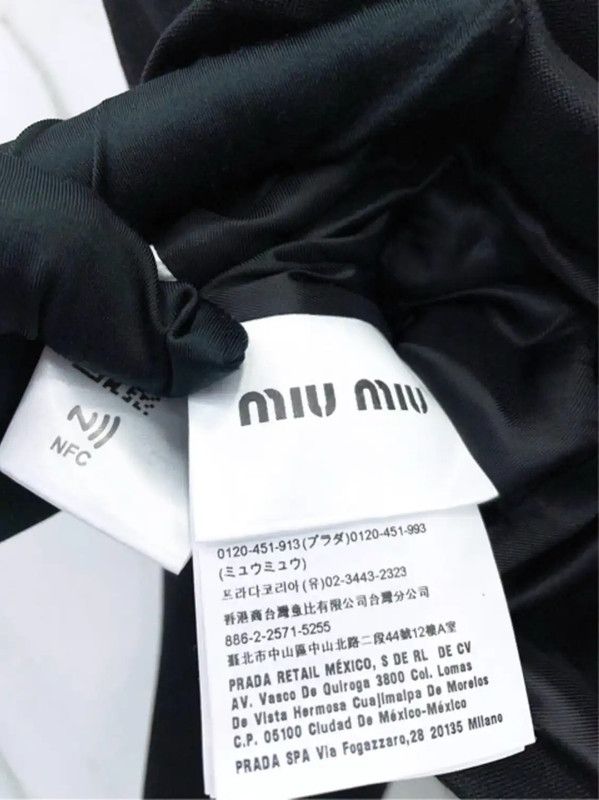 Miu Miu Miu Miu Black Wool Blend Women's Jacket 0089 Size S / US 4 / IT 40 - 9 Thumbnail