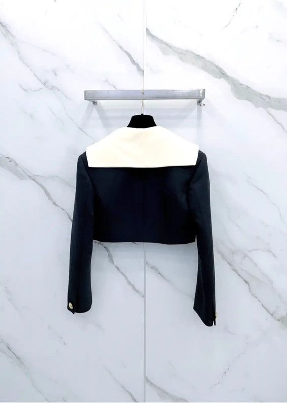 Miu Miu Miu Miu Black Wool Blend Women's Jacket 0089 Size S / US 4 / IT 40 - 2 Thumbnail