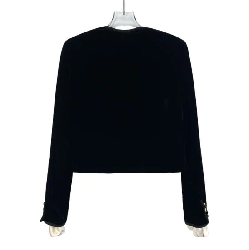 Miu Miu Miu Miu Black Cropped Women's Jacket 0089 Size S / US 4 / IT 40 - 2 Thumbnail