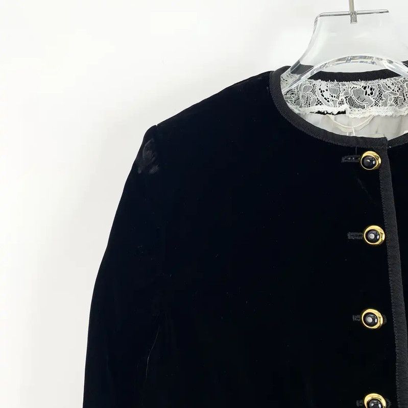 Miu Miu Miu Miu Black Cropped Women's Jacket 0089 Size S / US 4 / IT 40 - 3 Thumbnail