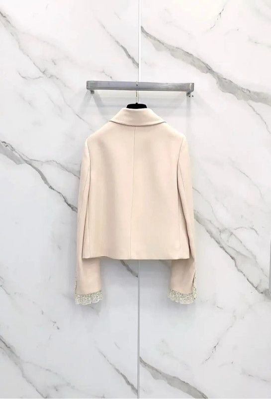 Miu Miu Miu Miu Pink Cotton Blend Women's Jacket 0089 Size S / US 4 / IT 40 - 2 Thumbnail