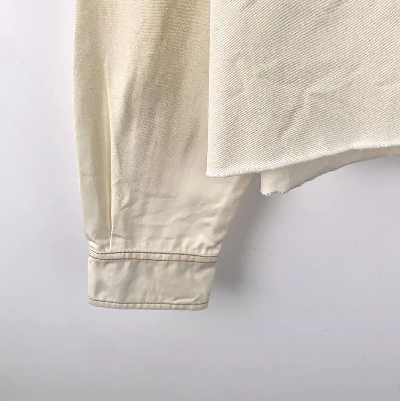Miu Miu Miu Miu Beige Cotton Women's Jacket 0089 Size XS / US 0-2 / IT 36-38 - 4 Thumbnail