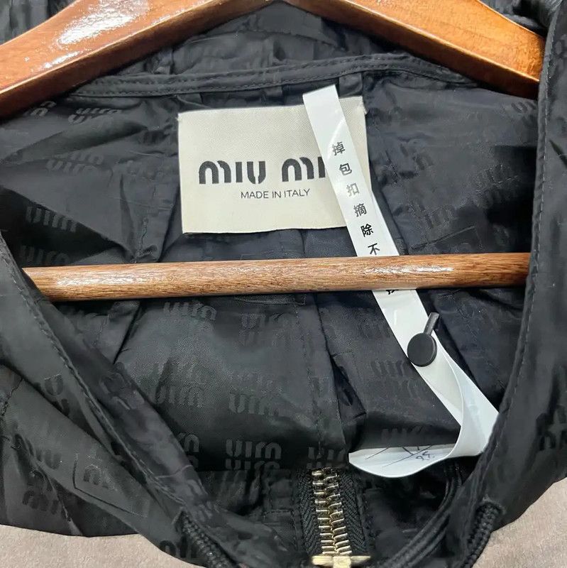 Miu Miu Miu Miu Black Women's Cropped Jacket 0089 Size S / US 4 / IT 40 - 3 Thumbnail
